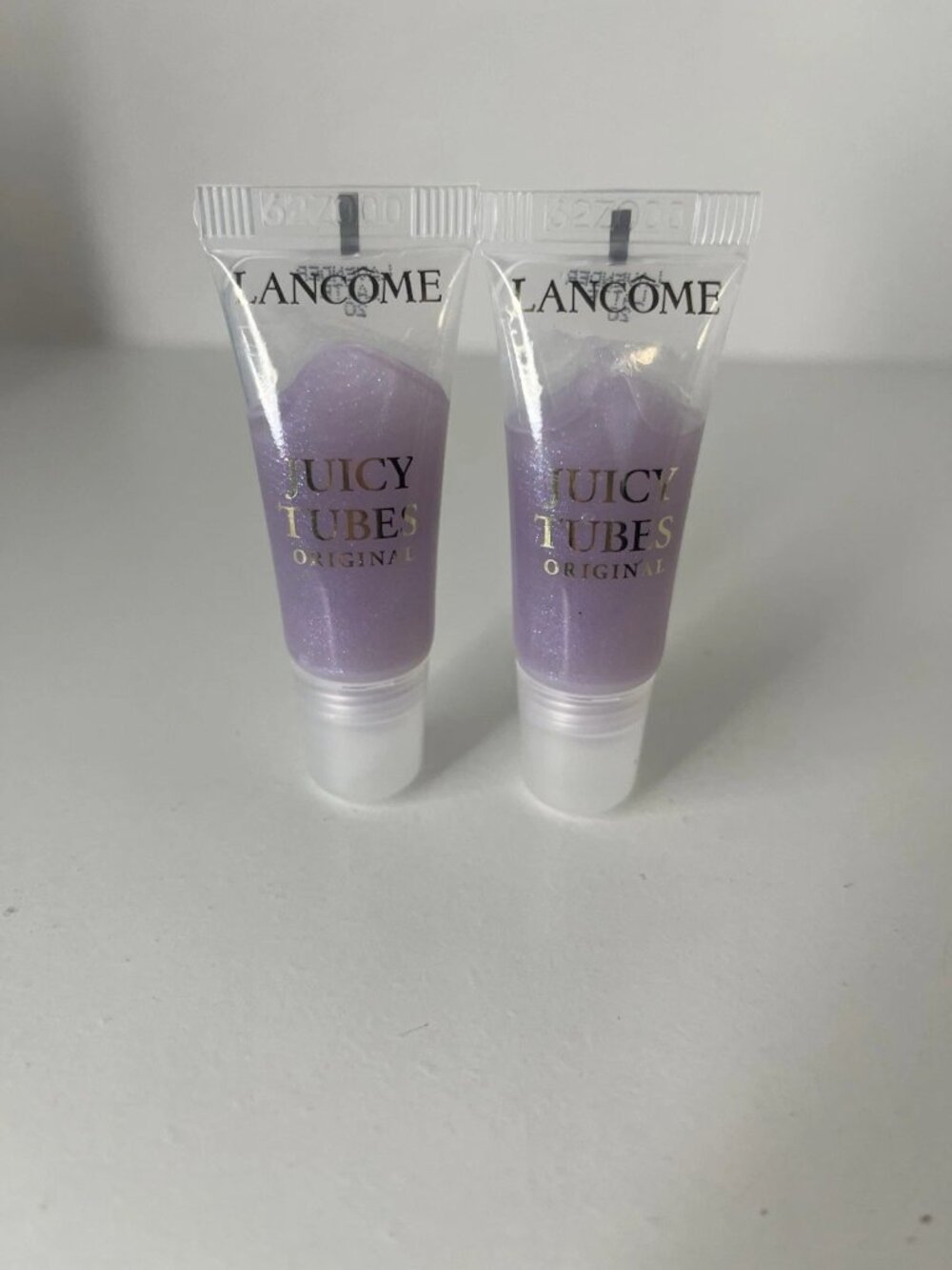 2x Lancome Juicy Tubes Original Lip Gloss 20 Lavender Latte .23oz/7ml Ea NEW